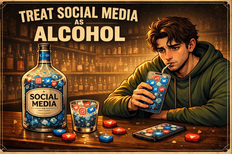 treat socail media sa alcohol